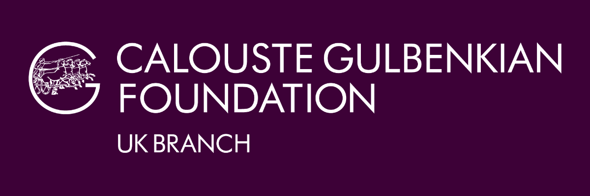 Calouste Gulbenkian Foundation UK branch logo.