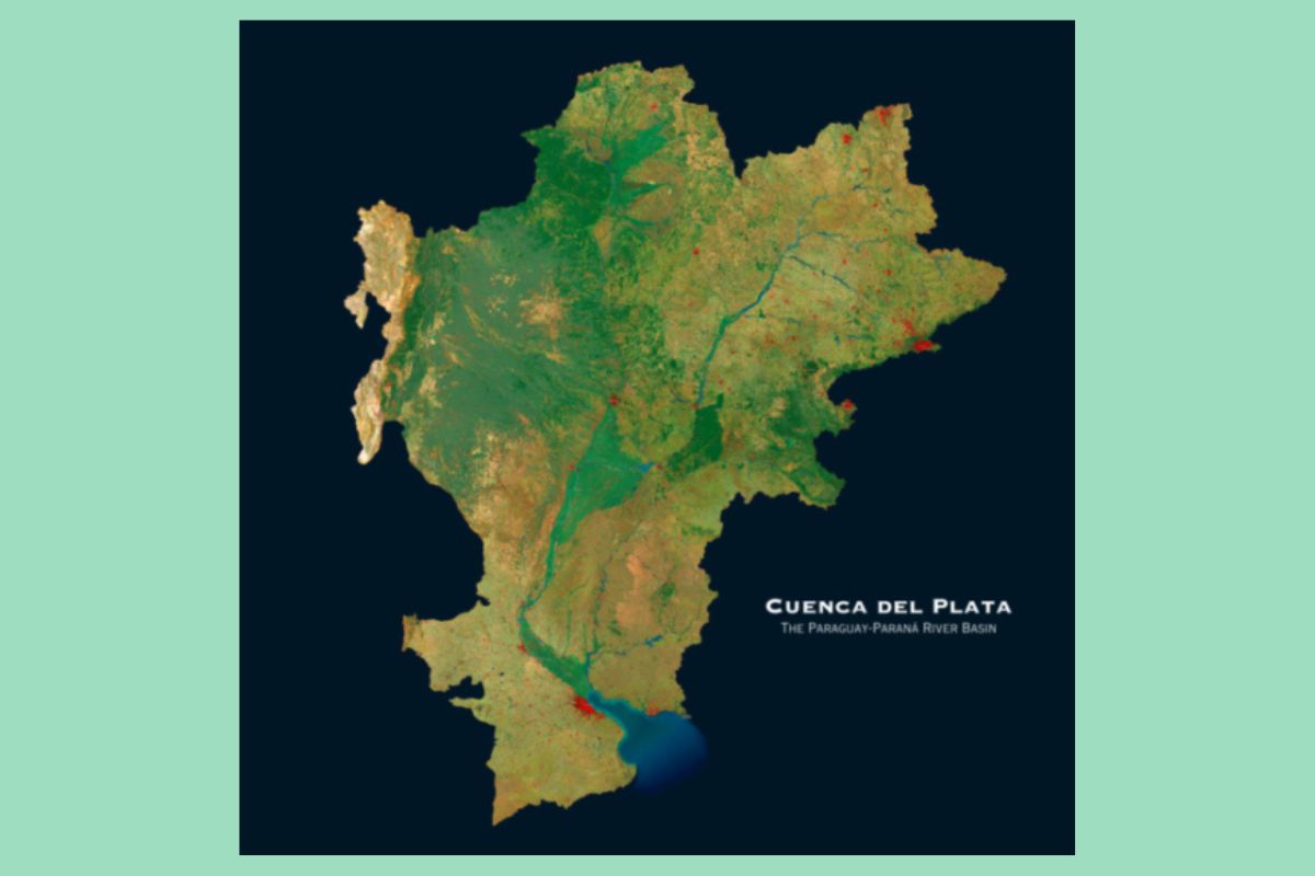 Map of Cuenca Del Plata